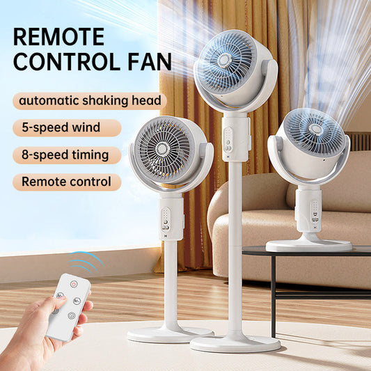 ❄️🔥 Ventilatore da pavimento a flusso d'aria silenzioso e a risparmio energetico alimentato via USB🍃