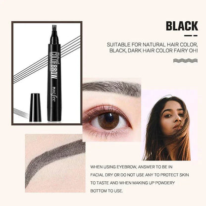 🎁Compra 1, Ottieni 1 Gratis🔥Penna Impermeabile a Quattro Punte per Barba e Sopracciglia✨