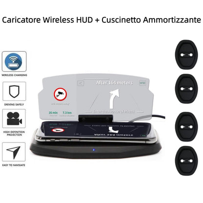 📦Consegna gratuita📦🚗IL MIGLIOR HEAD-UP DISPLAY +🔋 CARICATORE WIRELESS