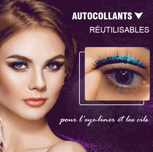 🔥Adesivi riutilizzabili per eyeliner e ciglia