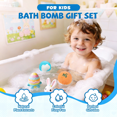 📢🔥2026 Uutuudet - 50% alennus!🏆Set regalo di 12 bombe da bagno per bambini