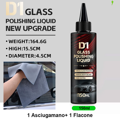 Lucidante per vetri auto e graffi
