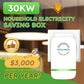 Offerta a tempo limitato di oggi 🔥 Risparmio energetico domestico 30kW 🔥