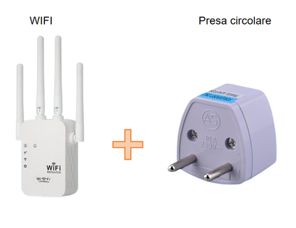 🎁Ultimo giorno: sconto del 50%! 🔥 Amplificatore Wi-Fi 2026 – 1200 Mbit/s, dual band (5 GHz / 2,4 GHz) 📶 Amplificazione massima del segnale – connessione stabile in tutta la casa!