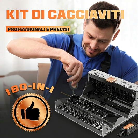 📢🔥2026 Uutuudet - 50% alennus!🏆Kit cacciaviti a precisione professionale 180-in-1