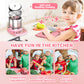 🎁👧🏻 60% DI SCONTO! 🎉 Mini Cucina Giocattolo 22 Pezzi – Effetti Sonori/Luci, Sviluppo Cognitivo & Gioco Realistico 🍳📦