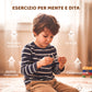 🔥Offerta natalizia a tempo limitato: 50% DI SCONTO!!!🔥Anello puzzle in metallo da otto pezzi versione blu rompicapo