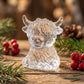 📢🔥Novità 2026 - Sconto del 50%!🐮 Mini stampo per cubetti di ghiaccio a forma di mucca delle Highlands - Simpatici cubetti di ghiaccio 3D per bevande, feste e regali