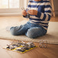 🔥Offerta natalizia a tempo limitato: 50% DI SCONTO!!!🔥Anello puzzle in metallo da otto pezzi versione blu rompicapo