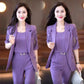 Completo Blazer Sottile da Donna alla Moda a 3 Pezzi