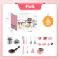 🎁👧🏻 60% DI SCONTO! 🎉 Mini Cucina Giocattolo 22 Pezzi – Effetti Sonori/Luci, Sviluppo Cognitivo & Gioco Realistico 🍳📦