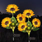 Lucine Solari a LED da Giardino a Forma di Girasole