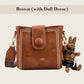 Borsa vintage alla moda con tracolla larga e regolabile