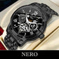 🎄 Saldi Natalizi: 50% DI SCONTO! ⌚ Orologio Meccanico Automatico da Uomo – Scheletro Romano Impermeabile, Cassa in Acciaio Inossidabile & Movimento a Carica Automatica ⚙️✨📦