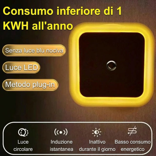 Lampada a risparmio energetico con sensore di controllo della luce intelligente a LED