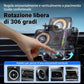 🔥SALDI CALDI 61% DI SCONTO🎁⚡Più di 50.000 venduti! 📱Supporto auto 2-in-1 ruotabile per telefoni cellulari e caricatore wireless⚡