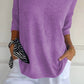 💖ULTIMO GIORNO DI SALDI 50% DI SCONTO🥰Maglia a V in tinta unita