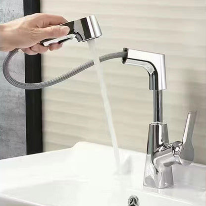 Miscelatore da Bagno a 1 Foro con Doccetta Estraibile