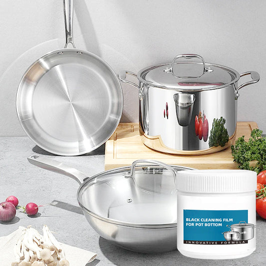 Crema detergente per rimuovere incrostazioni dalle pentole