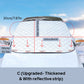 🚗 ACQUISTA 2 E NE OTTIENI 1 GRATIS! ✨ Copertura magnetica a 4 strati per parabrezza auto - Isolamento termico e protezione dal gelo con facile installazione ❄️🔗