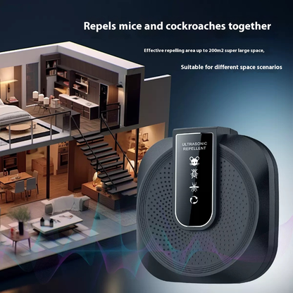 📢🔥2026 Uutuudet - 50% alennus!🏆Potente repellente ultrasonico anti-roditori - Tecnologia intelligente a 360° per