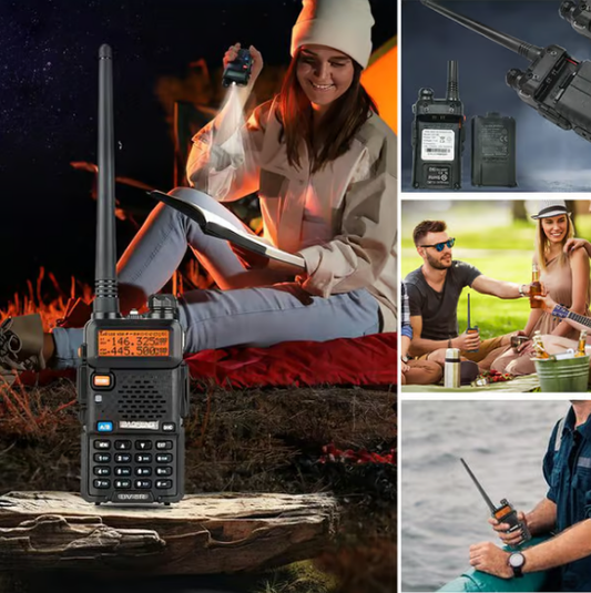 📻 60% DI SCONTO! 🗣️ Radio Bidirezionale a Lunga Portata – Doppia Banda, Ideale per Outdoor & Emergenze 🧗‍♂️✨