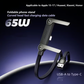 Cavo dati pieghevole di carica rapida da 240w, adatto per Apple iPhone 15-17 Pro Max, Samsung, Huawei, Xiaomi