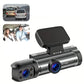 Dash cam con grandangolo da 170° e doppia lente 1080p