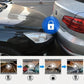 Dash cam con grandangolo da 170° e doppia lente 1080p