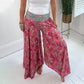 ✈️Pantaloni leggeri con stampa etnica Paisley elasticizzati in vita