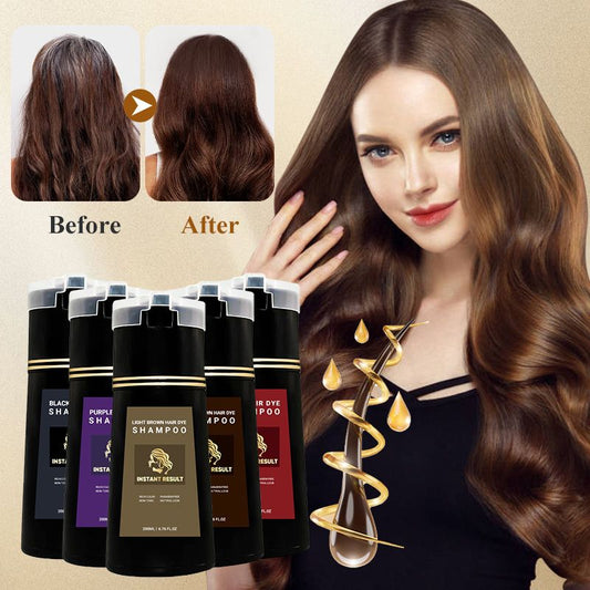 Shampoo Colorante per Capelli a Effetto Immediato