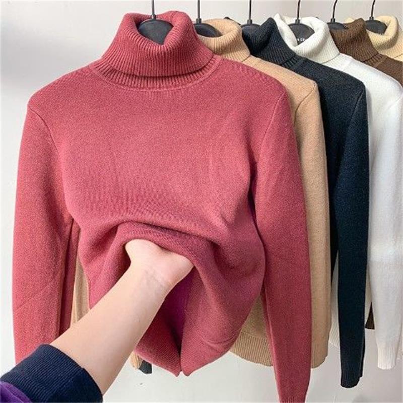 Maglione invernale in pile sintetico a maglia spessa