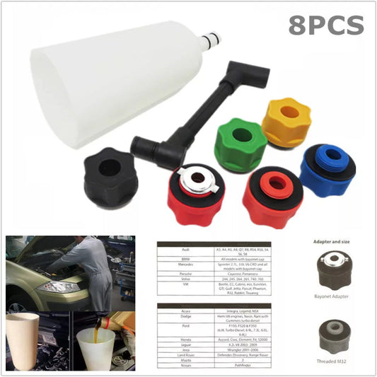 Kit Imbuto per Rabbocco Olio Motore con Adattatore