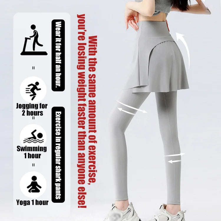 Leggings a due pezzi modellanti con sollevamento dei glutei