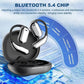 🔥 Vendita calda 50% di sconto 🔥 Veri potenti auricolari Bluetooth 5.4 a orecchio aperto, IPX5 impermeabili