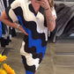 Abito da Donna con Scollo a V e Maniche Corte
