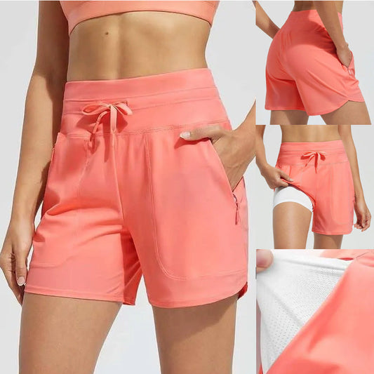 🌞Vendita calda estiva 49% di sconto🩳Pantaloncini da bagno da donna a vita alta ad asciugatura rapida