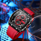 Stile Cyberpunk Futuristico – Orologio al Quarzo Multifunzionale e alla Moda per Uomo