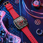Stile Cyberpunk Futuristico – Orologio al Quarzo Multifunzionale e alla Moda per Uomo