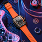 Stile Cyberpunk Futuristico – Orologio al Quarzo Multifunzionale e alla Moda per Uomo