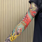 Manicotti Ultra Sottili con Protezione Solare e Stampa Effetto Tatuaggio