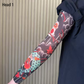 Manicotti Ultra Sottili con Protezione Solare e Stampa Effetto Tatuaggio