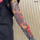 Manicotti Ultra Sottili con Protezione Solare e Stampa Effetto Tatuaggio
