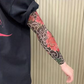 Manicotti Ultra Sottili con Protezione Solare e Stampa Effetto Tatuaggio