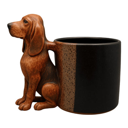 Tazza Decorativa Creativa a Forma di Bassotto