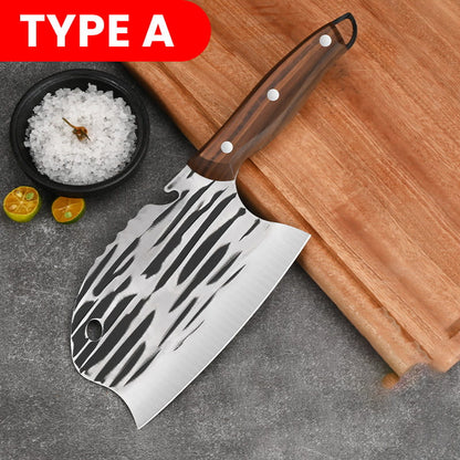 Coltello da Cucina in Acciaio Inossidabile con Manico Ergonomico