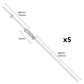 Tubo Spurgo Freno con Valvola di Ritegno - Kit per Spurgo Frizione Auto Moto