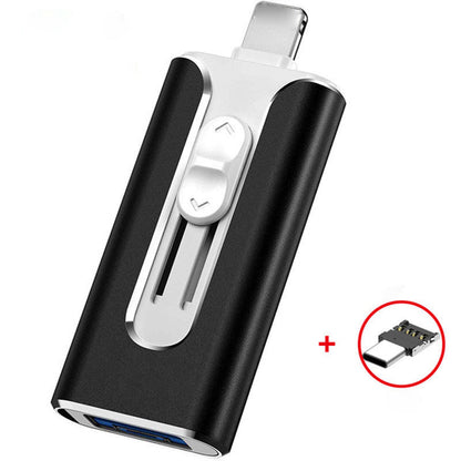 Micro USB da 64 GB + certificato MFi + 8 Pin + USB 3.0 ⚡4 in1 Unità flash iOS/Android/PC⚡