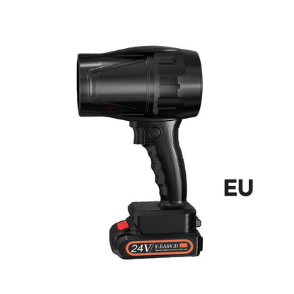 Soffiatore di foglie senza fili con batteria e caricabatterie