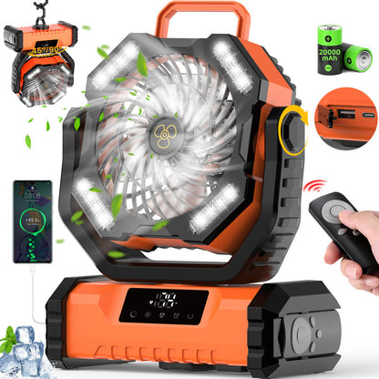 Ventilatore oscillante portatile con telecomando